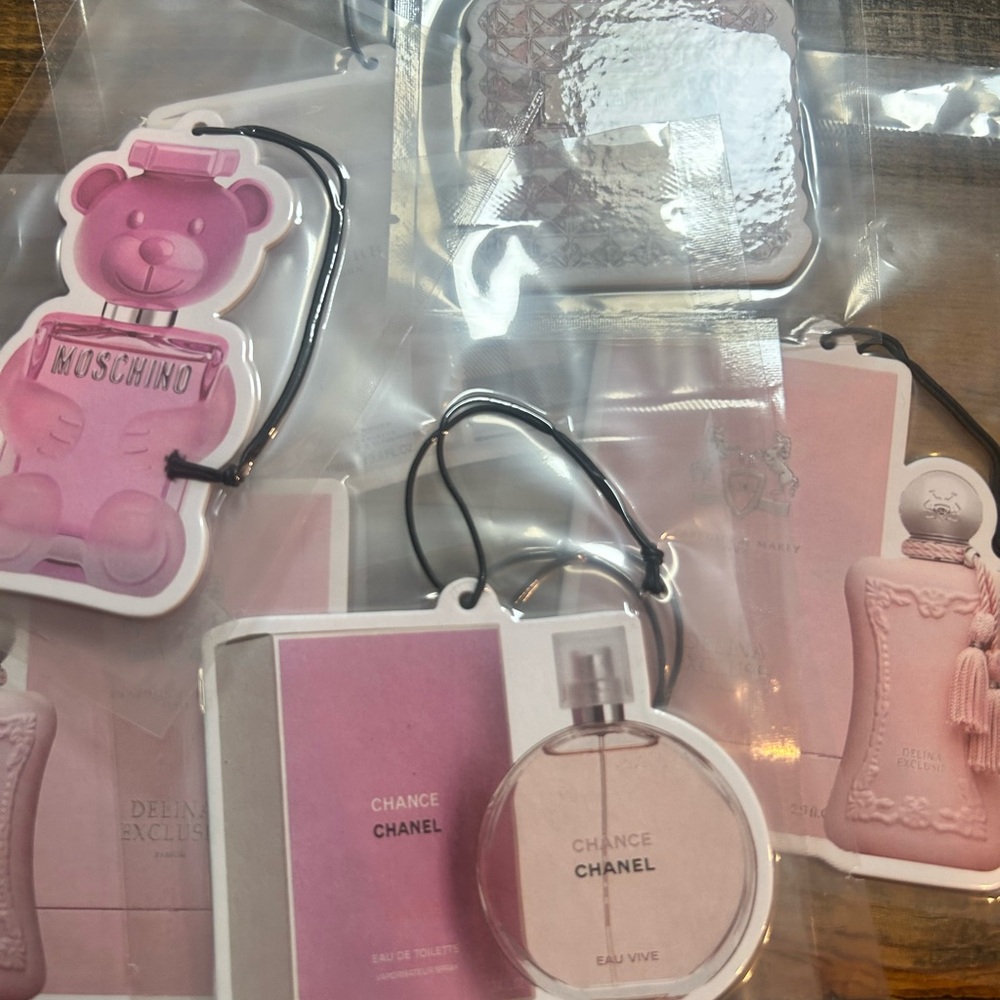Moschino and Chanel Scented Air Fresheners
